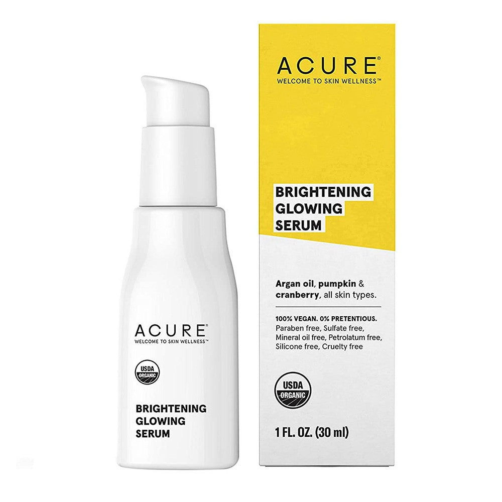 Acure Brilliantly Brightening Glowing Serum, 1 Oz